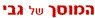 לוגו של המוסך של גבי המוסך של גבי - תמונת לוגו