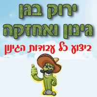 א בגינון ירוק בגן בבאר שבע