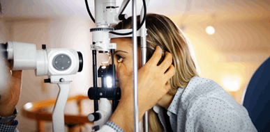 בדיקת ראייה כביקורת שגרתית - תמונת המחשה