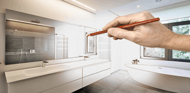 שיפוץ ועיצוב חדר האמבטיה: סוף מעשה במחשבה תחילה - תמונת המחשה