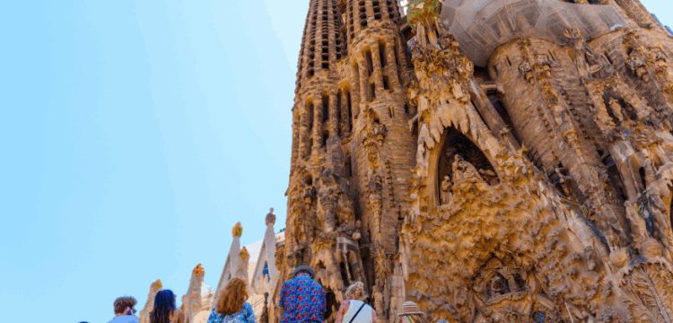 הסגרדה פמיליה בברצלונה. צילום שאטרסטוק הסגרדה פמיליה בברצלונה