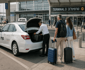 מחירי הנסיעה לנתב"ג משתנים בהתאם לעיר המוצא, שעת הנסיעה ותנאי הדרך. אילוסטרציה: AI