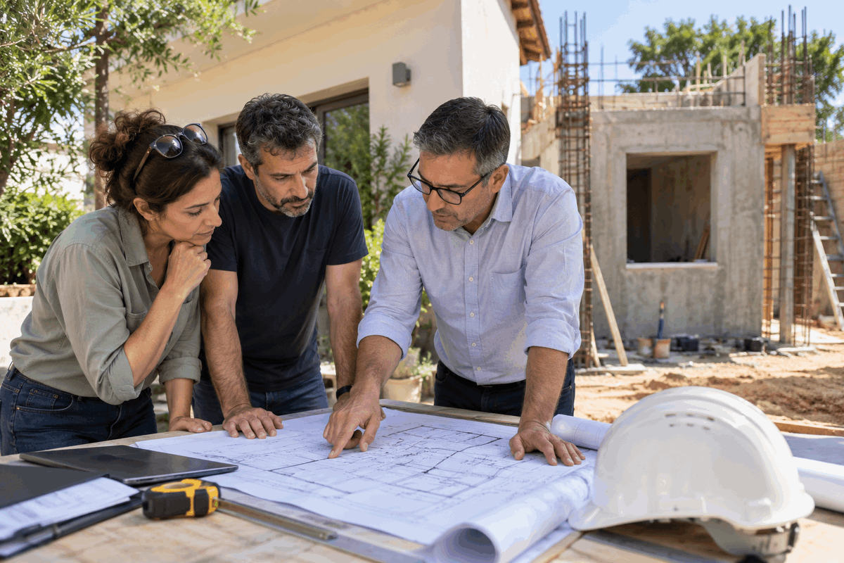 בניית ממ"ד בבית מתחילה בתכנון נכון. אילוסטרציה: AI בניית ממ"ד בבית מתחילה בתכנון נכון. אילוסטרציה: AI