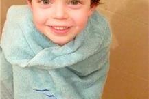 רקמה על מגבת