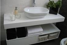 תמונה שצולמה להמחשת העבודות של נגריית אחוות ליאור - 1 ארון אמבטיה