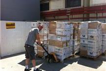 תמונה שצולמה להמחשת העבודות של כתר הובלות הובלות למגזר העסקי