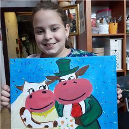 תמונה שצולמה להמחשת העבודות של לצייר עם רוני פלמר תמונה של לצייר עם רוני פלמר