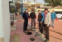 טיפול בבורות שופכין בזכרון יעקב