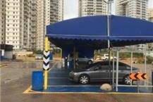 תמונה שצולמה להמחשת העבודות של שטיפת המושבה - 1 שטיפת רכב