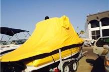 תמונה שצולמה להמחשת העבודות של קו האופק רפדיה תפירת כיסוי לסירה - קו האופק