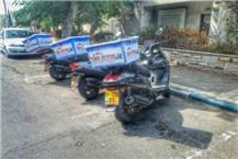 תמונה שצולמה להמחשת העבודות של מהירות האור שליחויות שליחויות מהיום למחר