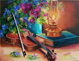 תמונה של רבקה נמר- לימודי ציור על עץ