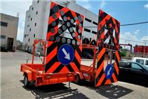 תמונה שצולמה להמחשת העבודות של ד.א.נ. אבטחות כבישים ובטיחות בכבישים - 2 התקנת מעצורי חנייה