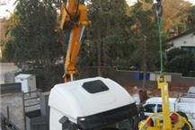 תמונה שצולמה להמחשת העבודות של שי אלון מנופים עבודות עם מנוף