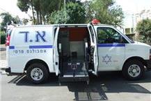 תמונה שצולמה להמחשת העבודות של א.ד אמבולנסים אמבולנס להעברת חולים