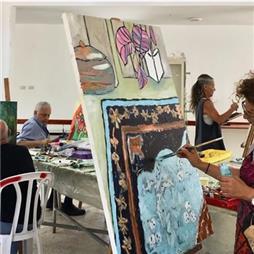 תמונה שצולמה להמחשת העבודות של ורדה רותם חלפון - סטודיו לציור תמונה של ורדה רותם חלפון - סטודיו לציור