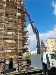 תמונה שצולמה להמחשת העבודות של פיגומים באיזור המרכז ואיזור הצפון תמונה של פיגומים באיזור המרכז ואיזור הצפון