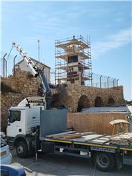 תמונה שצולמה להמחשת העבודות של פיגומים באיזור המרכז ואיזור הצפון תמונה של פיגומים באיזור המרכז ואיזור הצפון