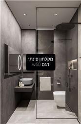 תמונה שצולמה להמחשת העבודות של W Glass- מקלחונים ומעקות זכוכית - 1 תמונה של W Glass- מקלחונים ומעקות זכוכית