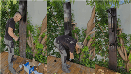 תמונה שצולמה להמחשת העבודות של מאור אינסטלציה ותחזוקה מקלחת חוץ