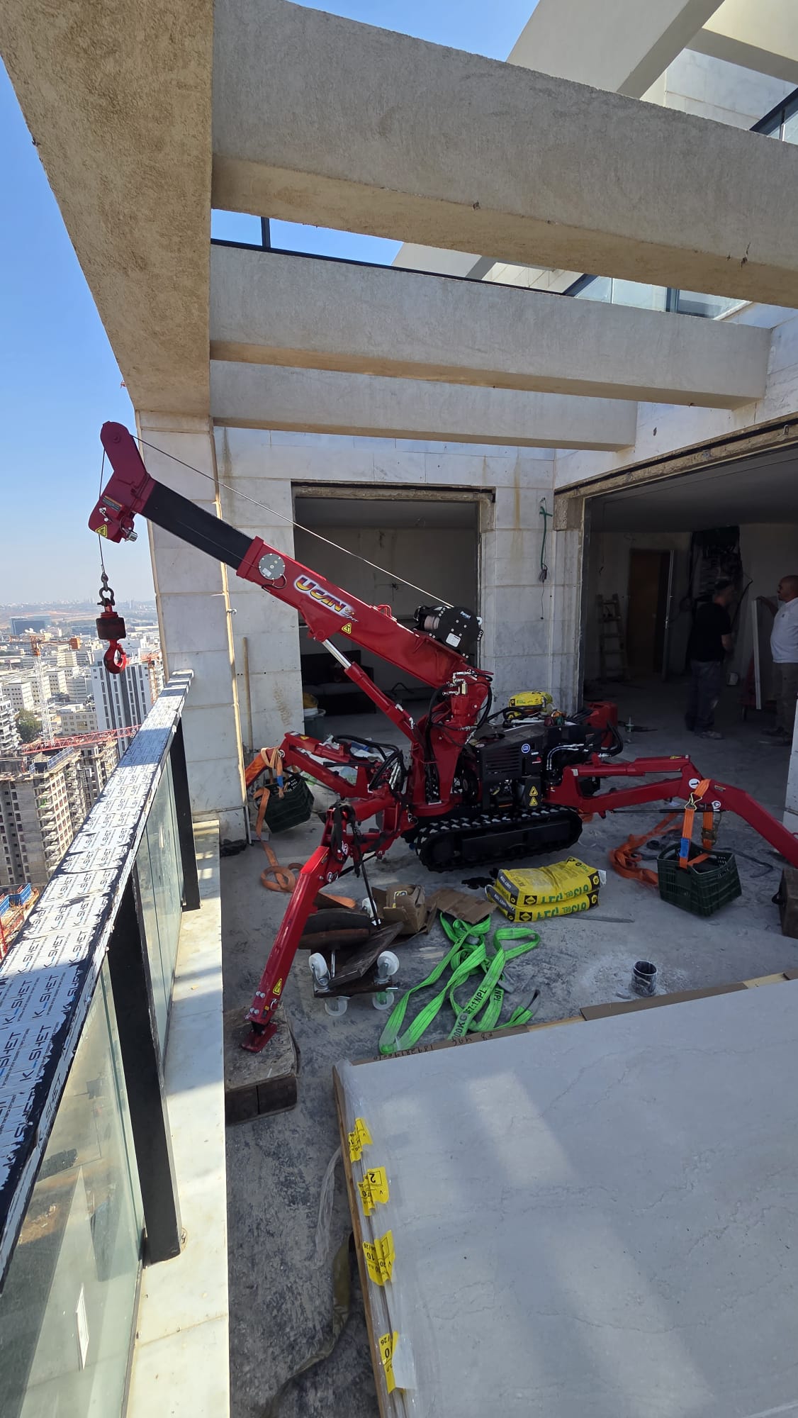 תמונה שצולמה להמחשת העבודות של חברת מנופים תמונה של חברת מנופים