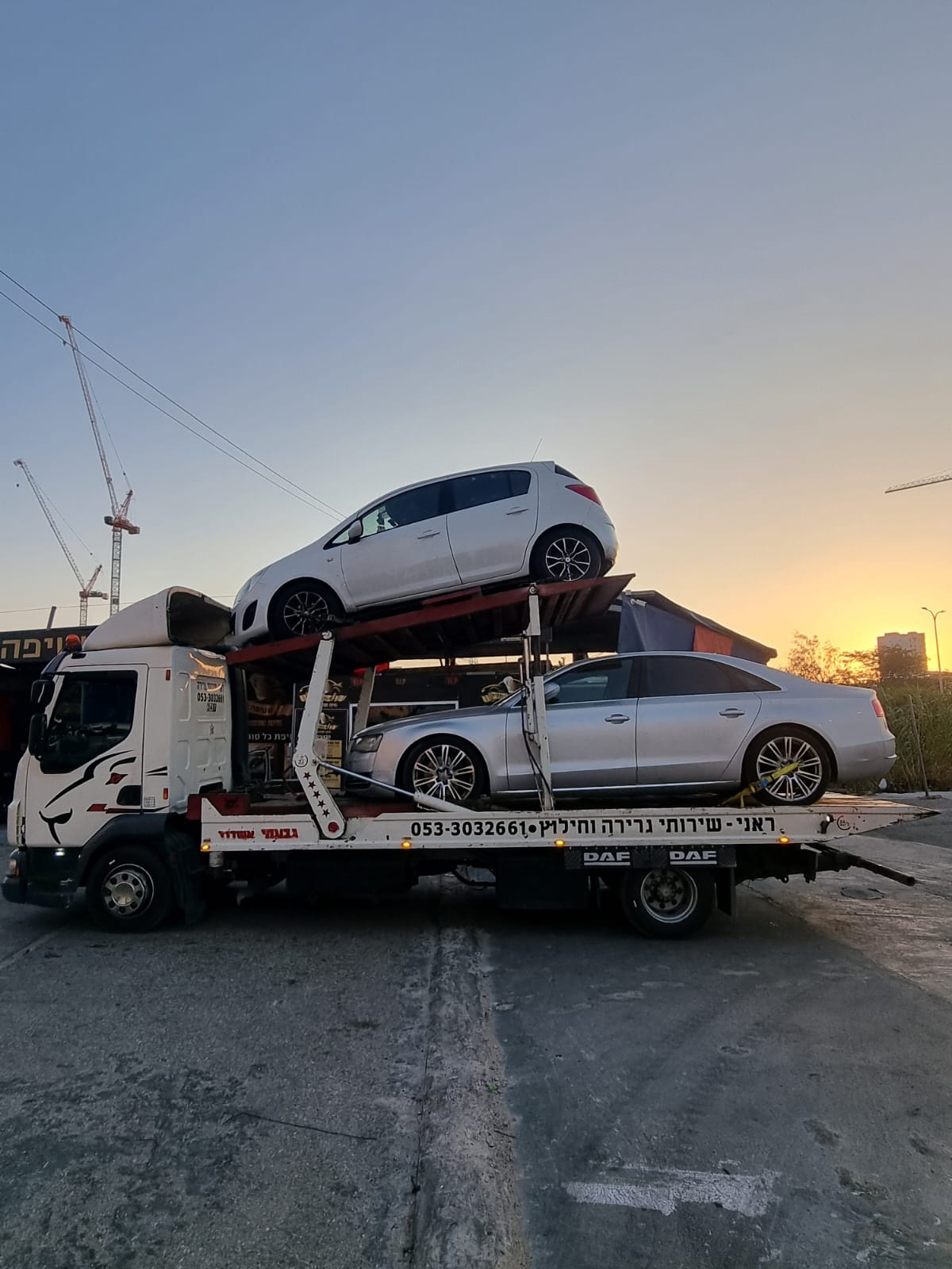 תמונה שצולמה להמחשת העבודות של ראני שירותי גרירה וחילוץ תמונה של ראני שירותי גרירה וחילוץ