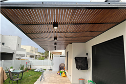 תמונה שצולמה להמחשת העבודות של פרומיקס אלומיניום פרגולות שערים וגדרות תמונה של פרומיקס אלומיניום פרגולות שערים וגדרות